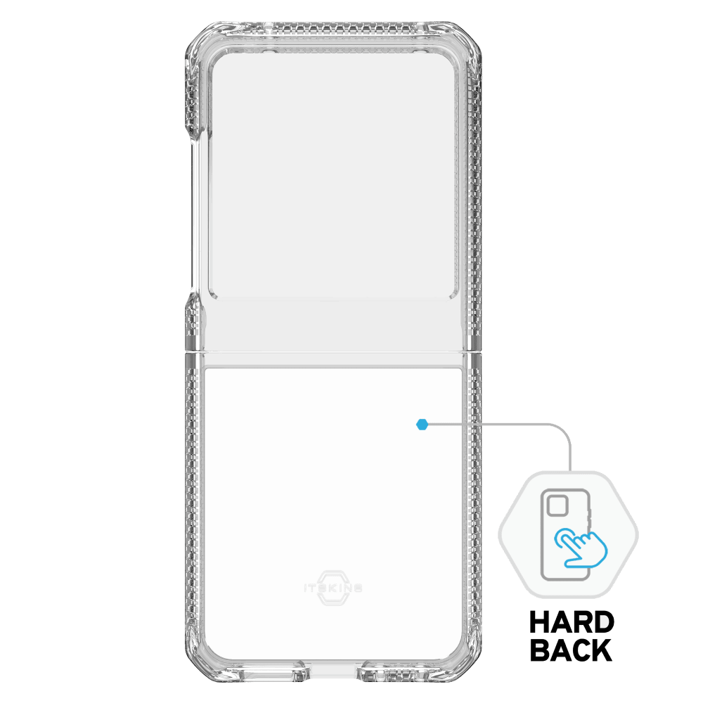 Wholesale cell phone accessory ITSKINS - Hybrid_R Clear Case for Motorola Razr (2024)   /