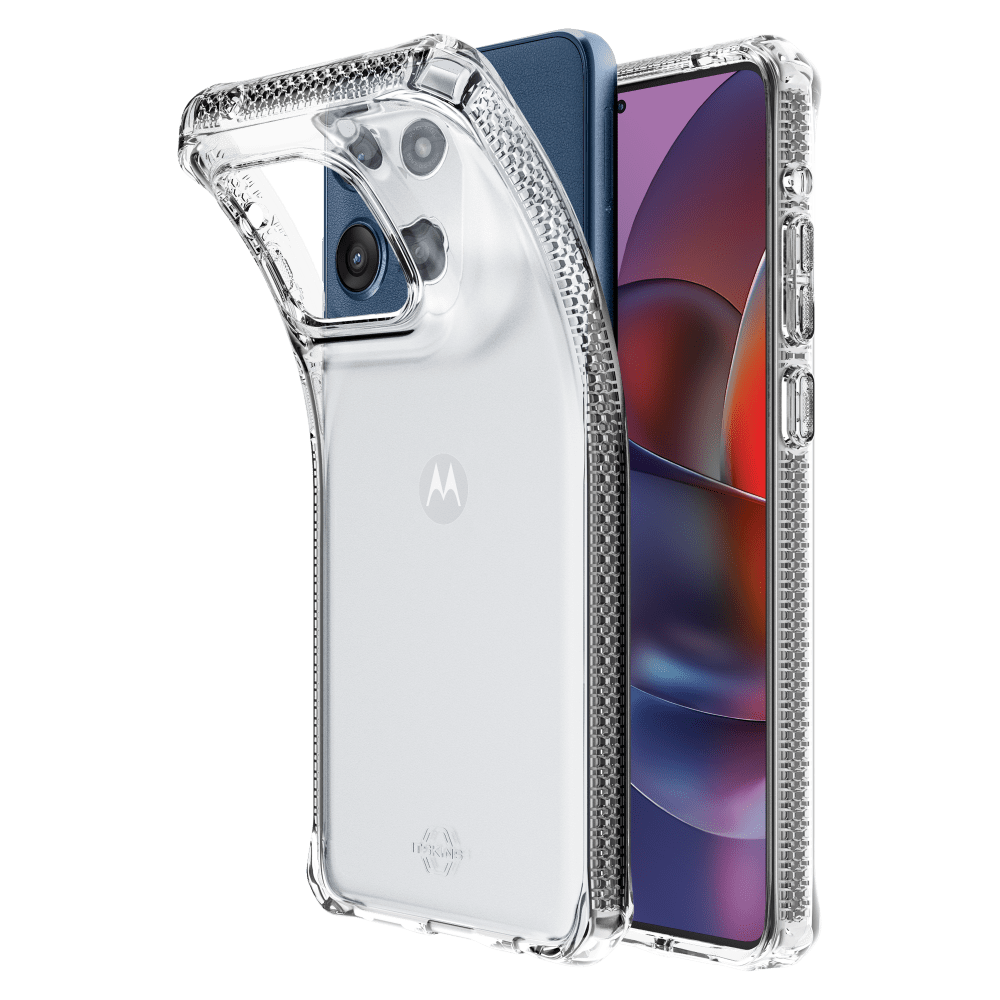Wholesale cell phone accessory ITSKINS - Spectrum_R Clear Case for Motorola Moto G Stylus 5G