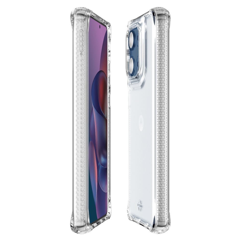 Wholesale cell phone accessory ITSKINS - Spectrum_R Clear Case for Motorola Moto G Stylus 5G