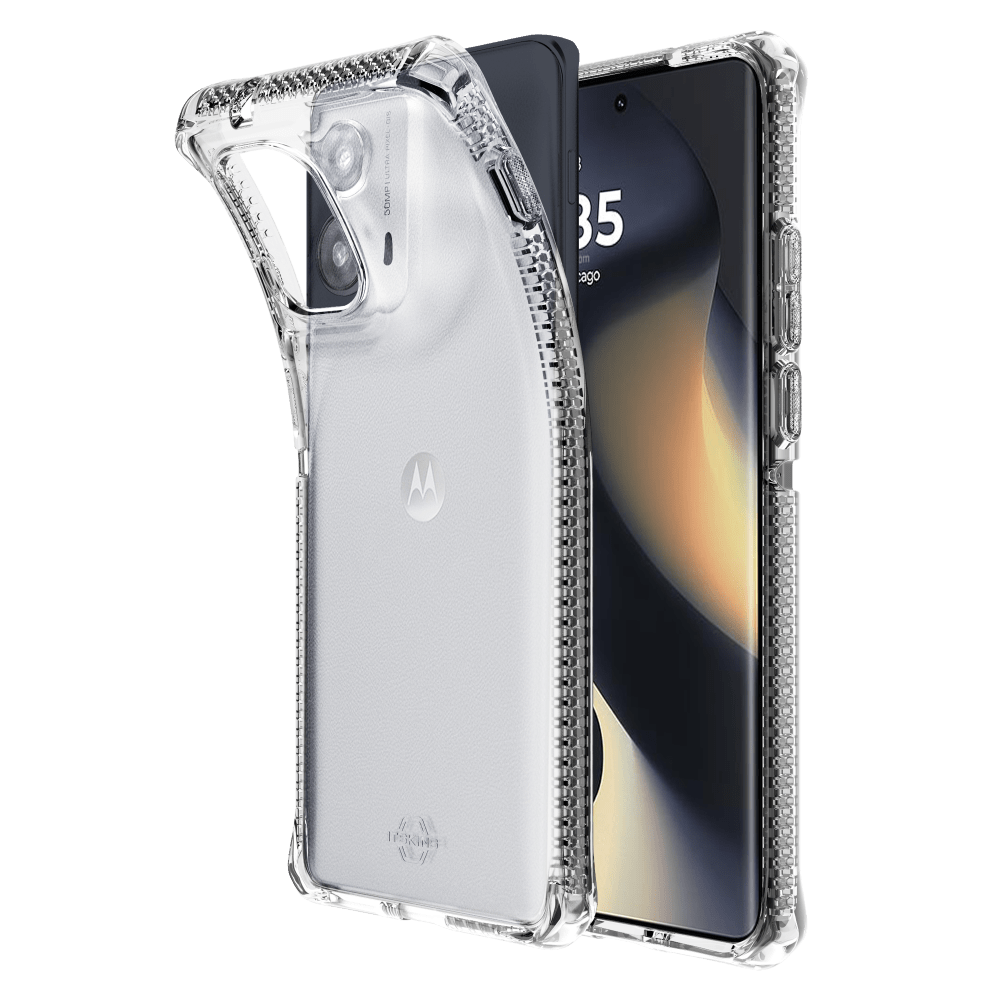 Wholesale cell phone accessory ITSKINS - Spectrum_R Clear Case for Motorola Moto Edge (2024