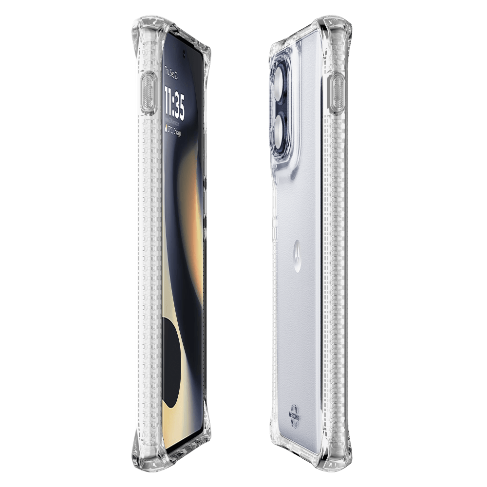 Wholesale cell phone accessory ITSKINS - Spectrum_R Clear Case for Motorola Moto Edge (2024