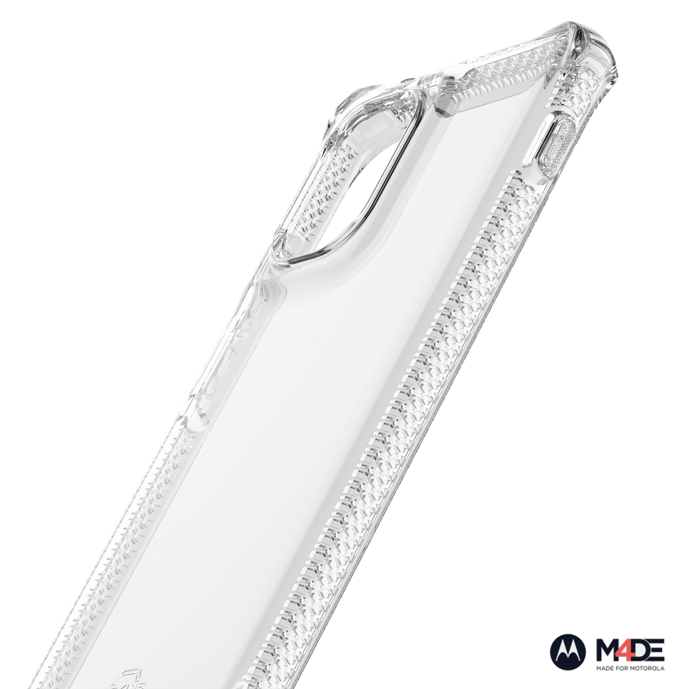 Wholesale cell phone accessory ITSKINS - Spectrum_R Clear Case for Motorola Moto Edge (2024