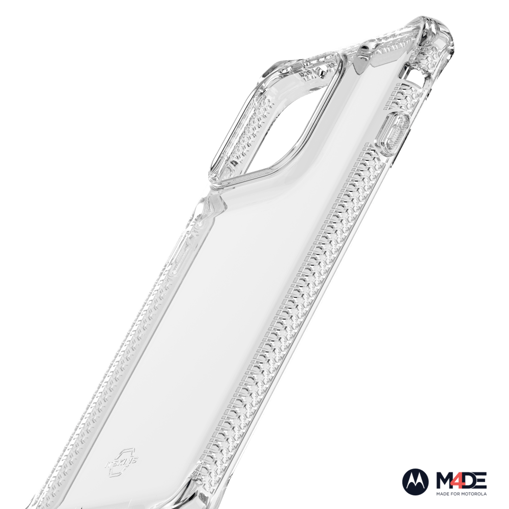 Wholesale cell phone accessory ITSKINS - Spectrum_R Clear Case for Motorola Moto Edge (2025