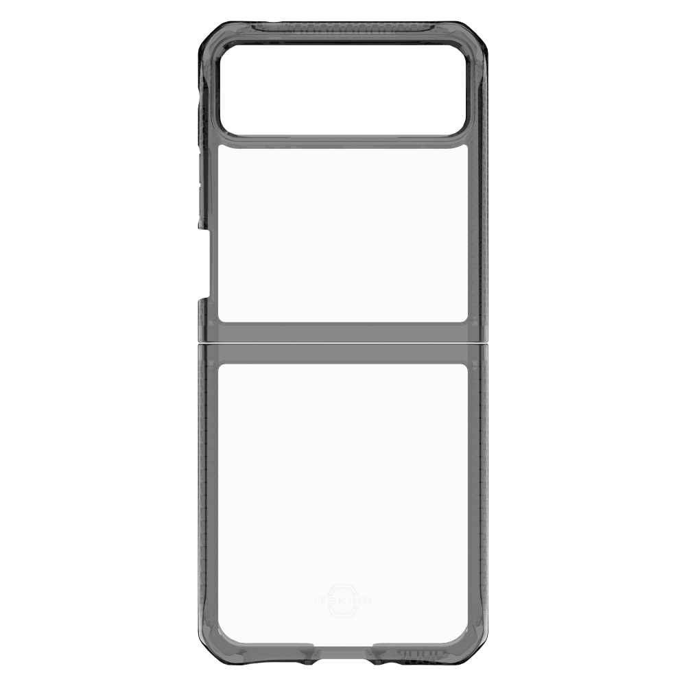 Wholesale cell phone accessory ITSKINS - Hybrid_R Clear Case for Motorola RAZR (2023) - Black