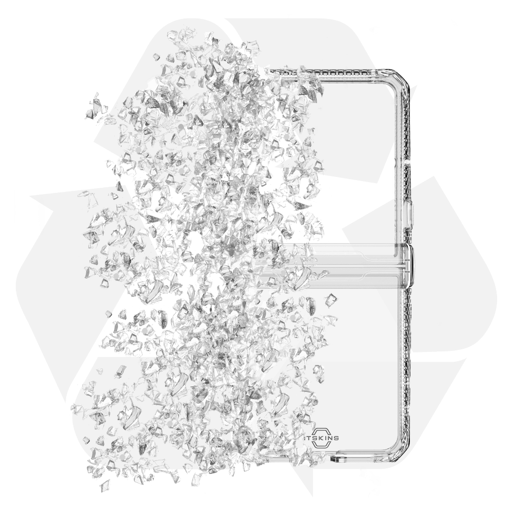 Wholesale cell phone accessory ITSKINS - Hybrid_R Clear Case for Motorola Razr (2025) - Transparent