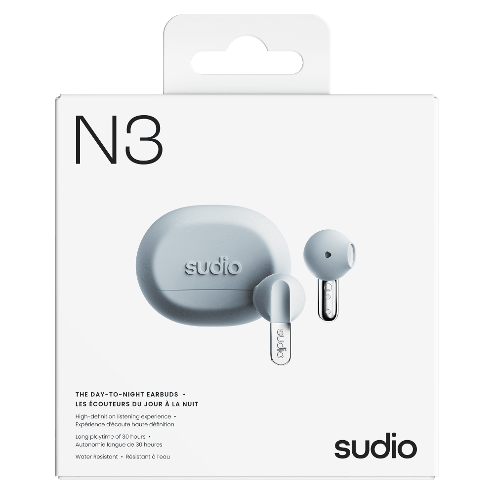 Wholesale cell phone accessory Sudio - N3 True Wireless Earbuds - Blue