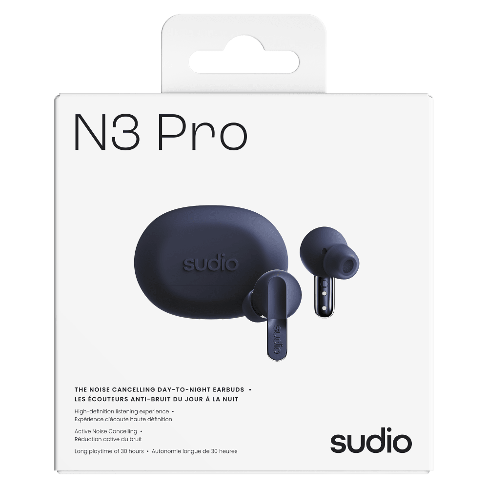 Wholesale cell phone accessory Sudio - N3 Pro Active Noise Cancelling Earbuds - Blue