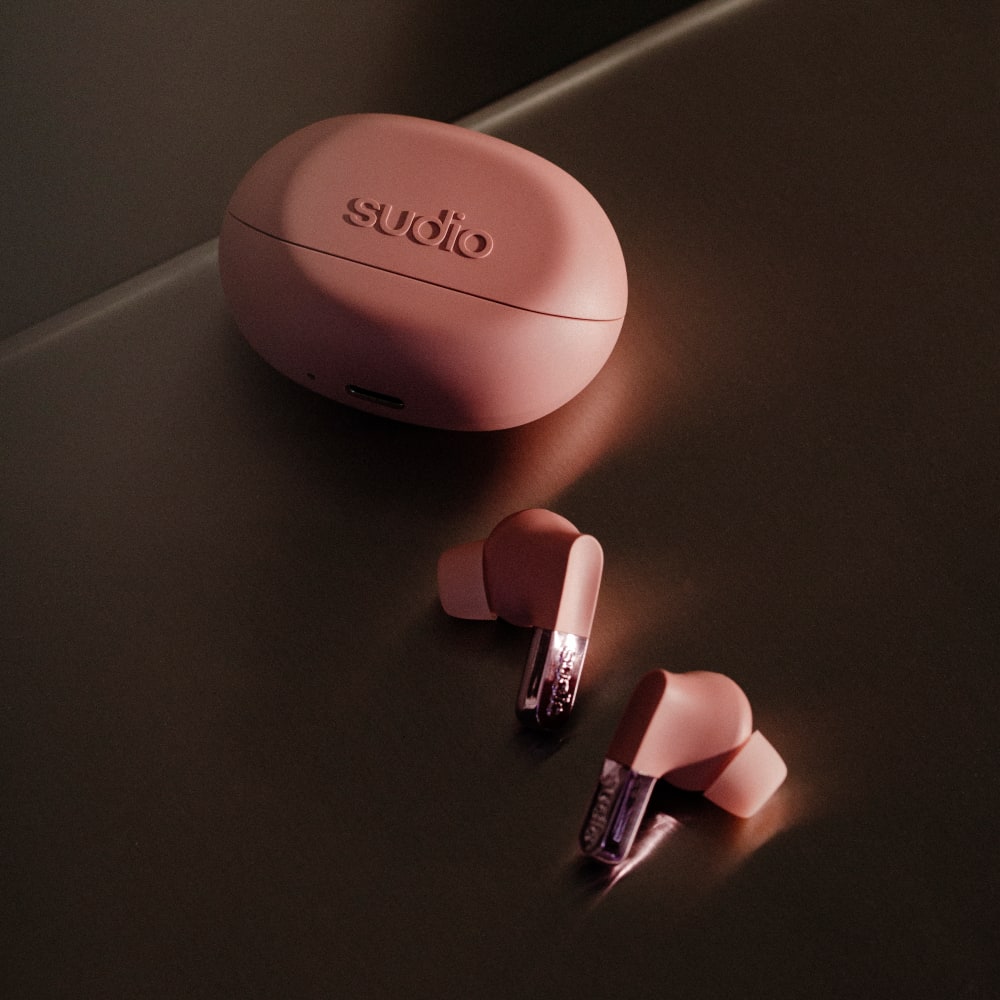 Wholesale cell phone accessory Sudio - N3 Pro Active Noise Cancelling Earbuds - Pink