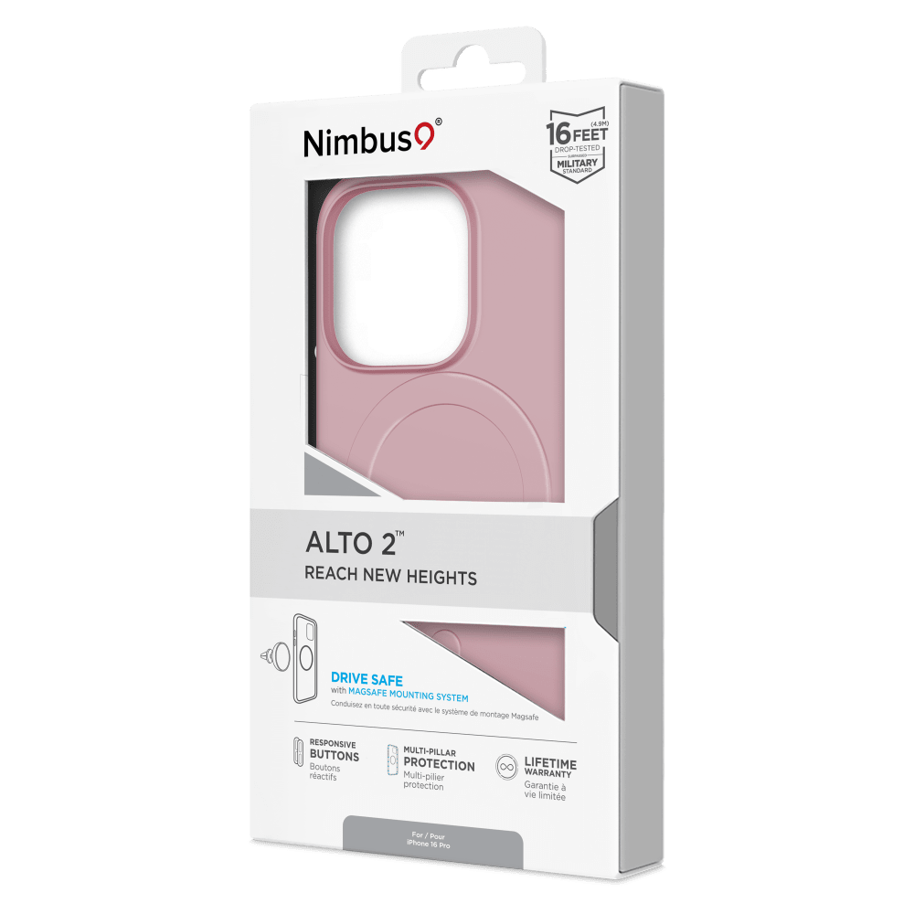 Wholesale cell phone accessory Nimbus9 - Alto 2 MagSafe Case for Apple iPhone 16 Pro - Pink