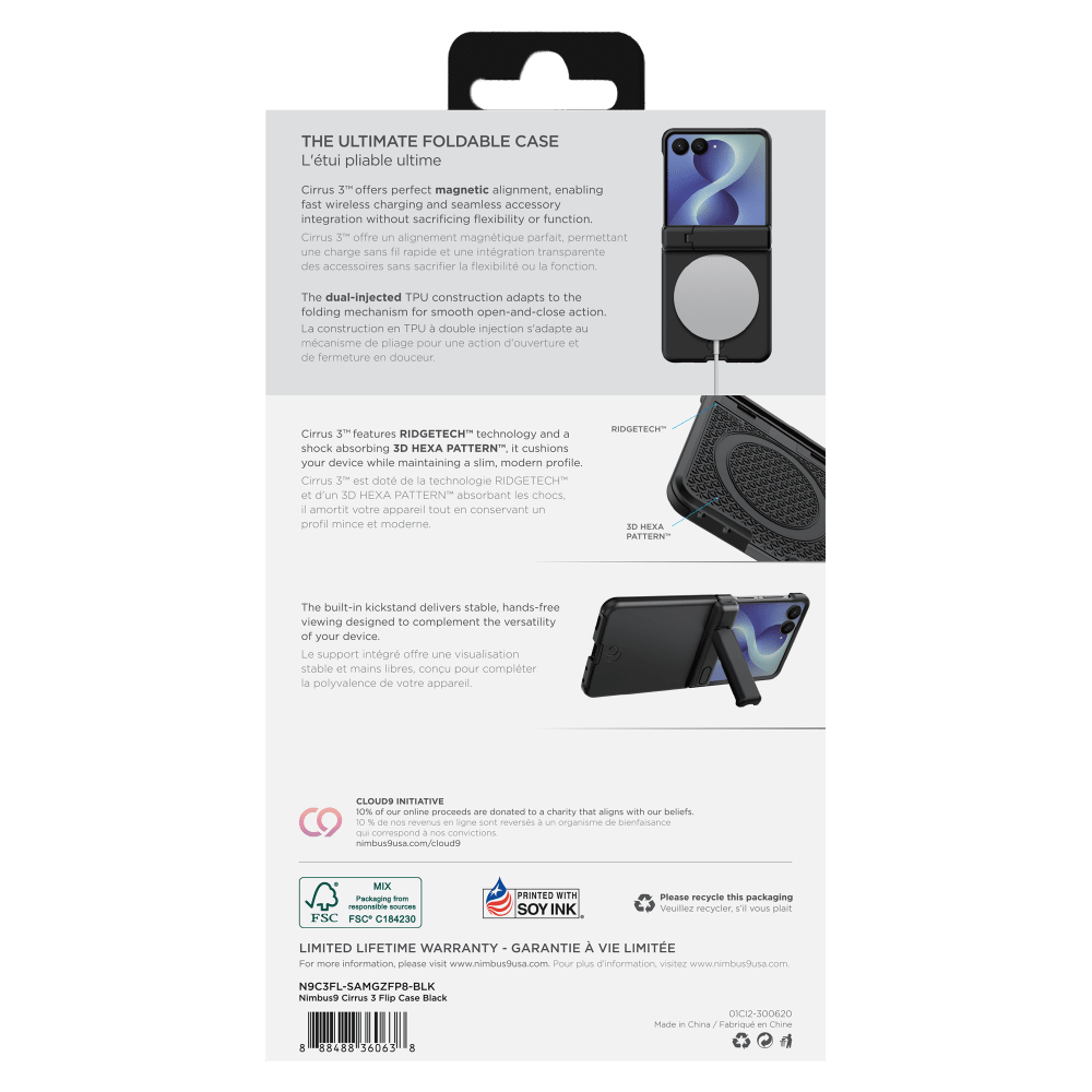 Wholesale cell phone accessory Nimbus9 - Cirrus 3 MagSafe Case with Hinge Protection for Samsung