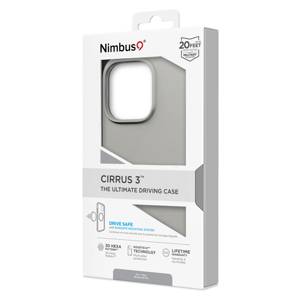 Wholesale cell phone accessory Nimbus9 - Cirrus 3 MagSafe Case for Apple iPhone 16 Pro - Titanium