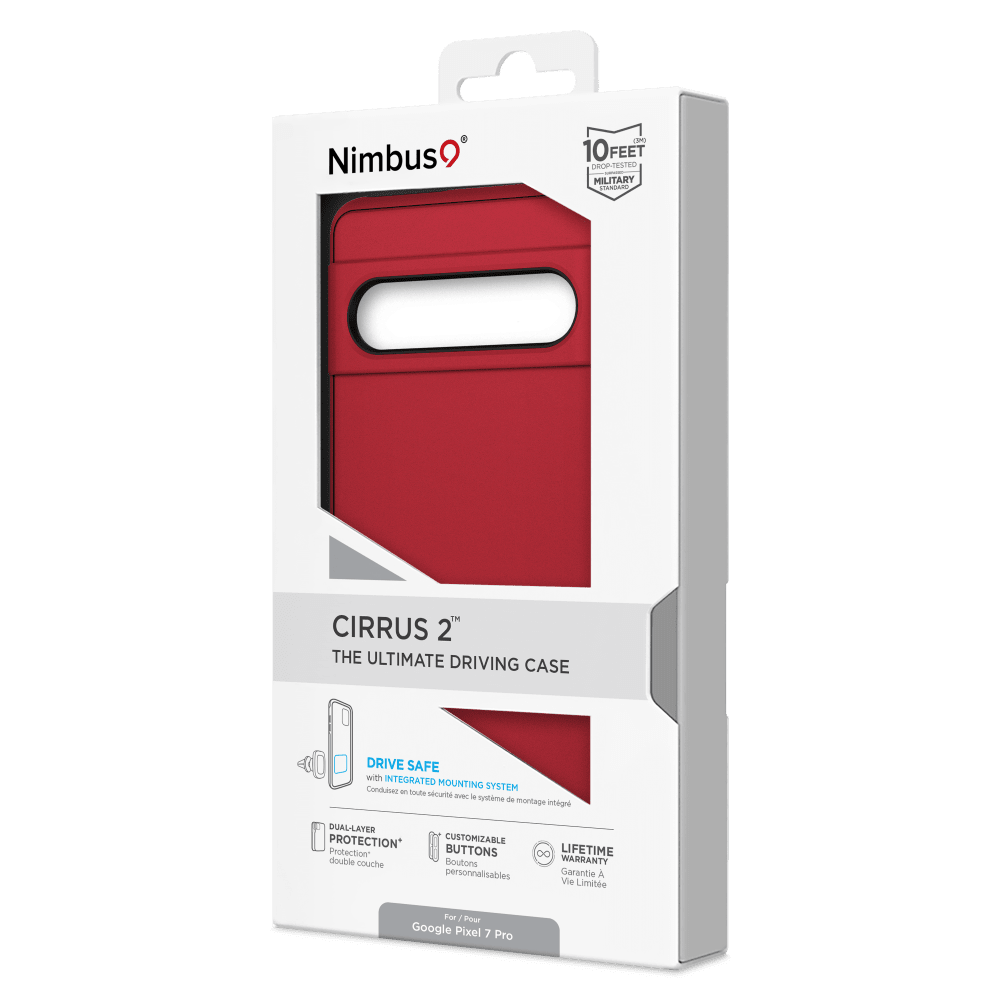 Wholesale cell phone accessory Nimbus9 - Cirrus 2 Case for Google Pixel 7 Pro - Crimson
