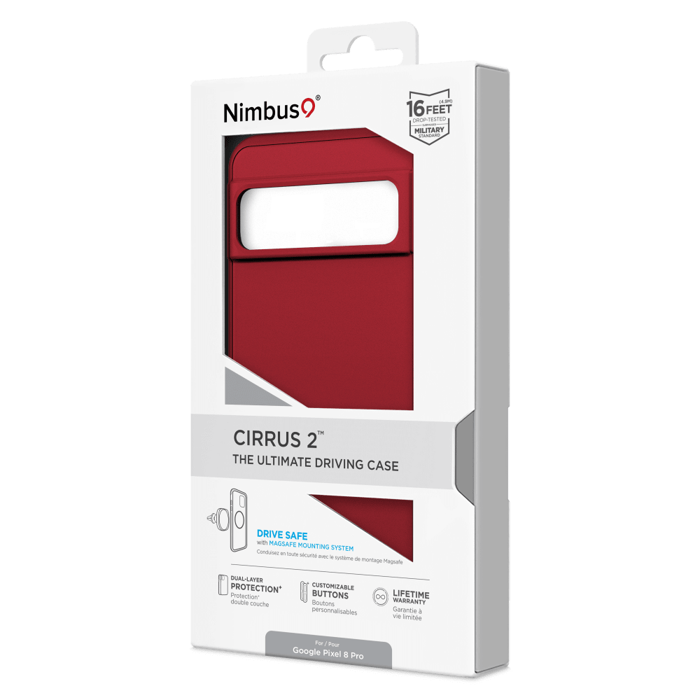 Wholesale cell phone accessory Nimbus9 - Cirrus 2 MagSafe Case for Google Pixel 8 Pro - Crimson