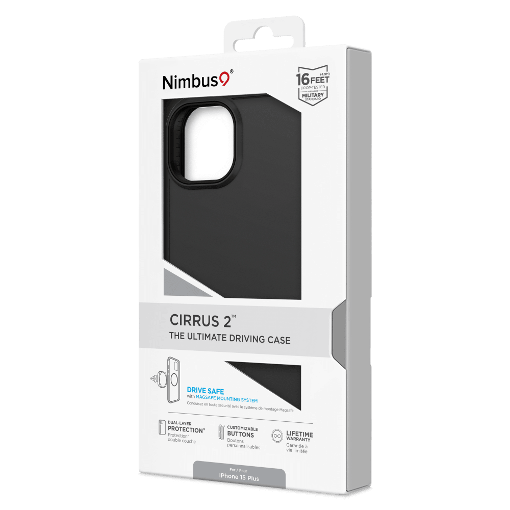 Wholesale cell phone accessory Nimbus9 - Cirrus 2 MagSafe Case for Apple iPhone 15 Plus - Black