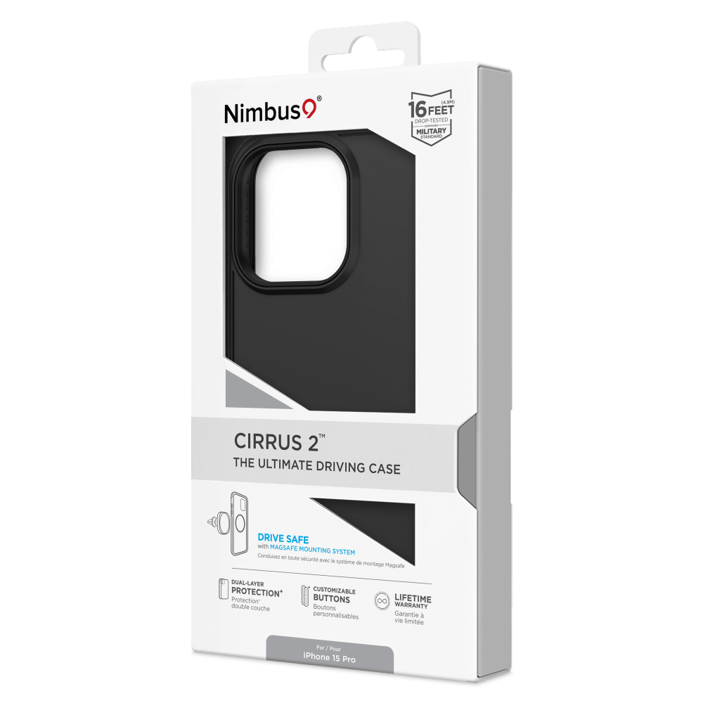 Wholesale cell phone accessory Nimbus9 - Cirrus 2 MagSafe Case for Apple iPhone 15 Pro - Black