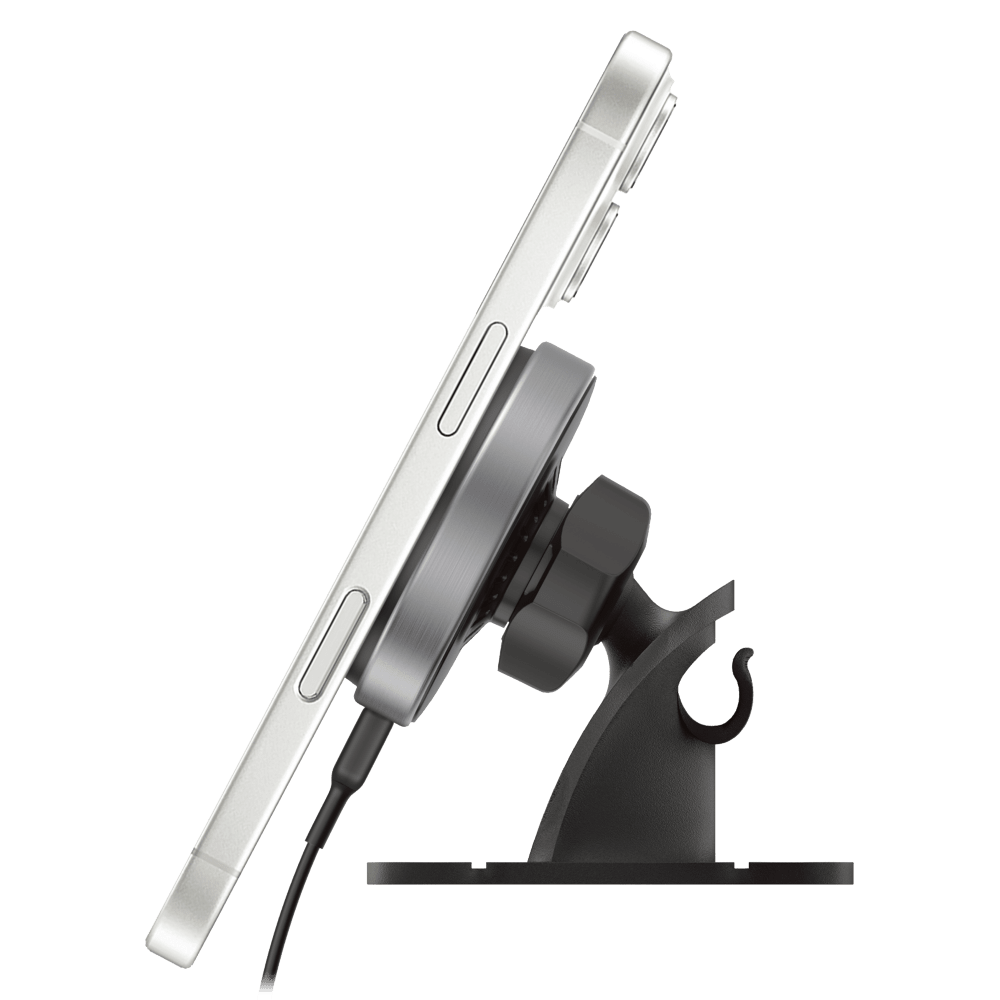 Wholesale cell phone accessory Nimbus9 - Qi2 Wireless Charging Magnetic Phone Mount Kit - Brushed