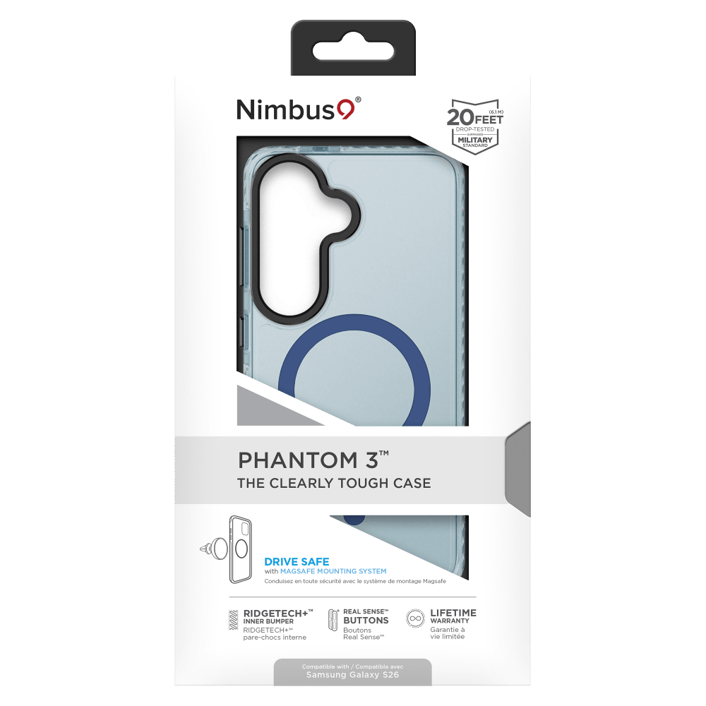 Wholesale cell phone accessory Nimbus9 - Phantom 3 MagSafe Case for Samsung Galaxy S26 - Pacific