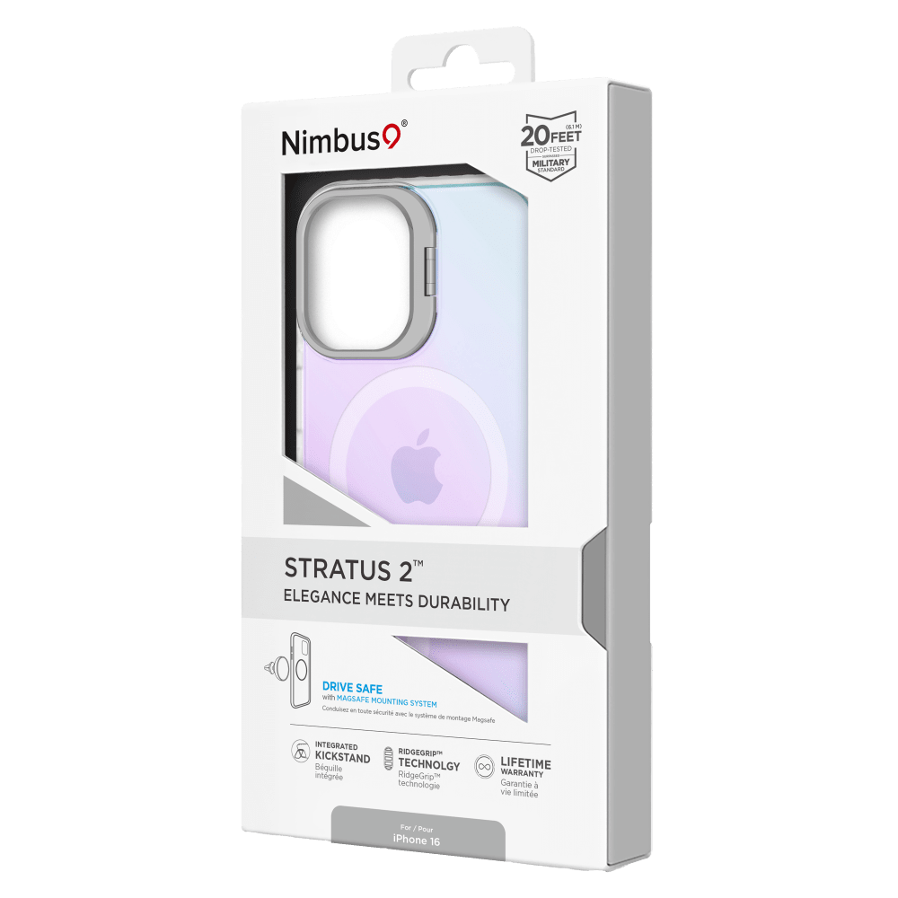 Wholesale cell phone accessory Nimbus9 - Stratus 2 MagSafe Case for Apple iPhone 16 - Frost