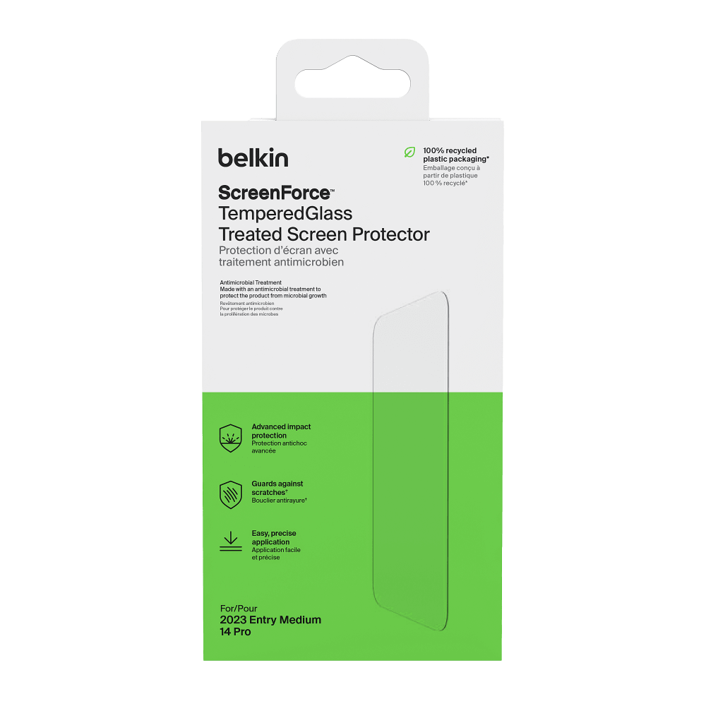 Wholesale cell phone accessory Belkin - Glass Screen Protector with EZ Tray for Apple iPhone