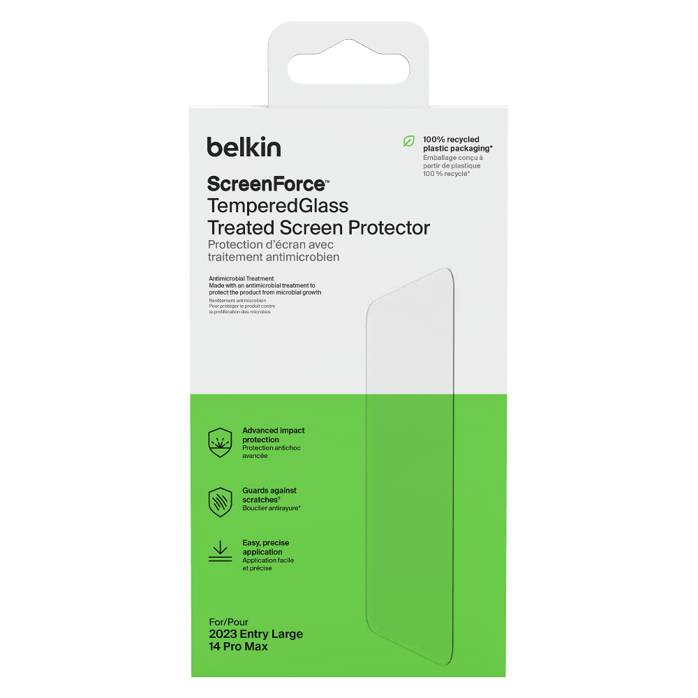Wholesale cell phone accessory Belkin - Glass Screen Protector with EZ Tray for Apple iPhone