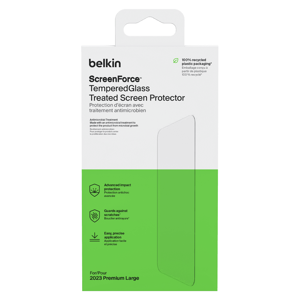 Wholesale cell phone accessory Belkin - Glass Screen Protector with EZ Tray for Apple iPhone