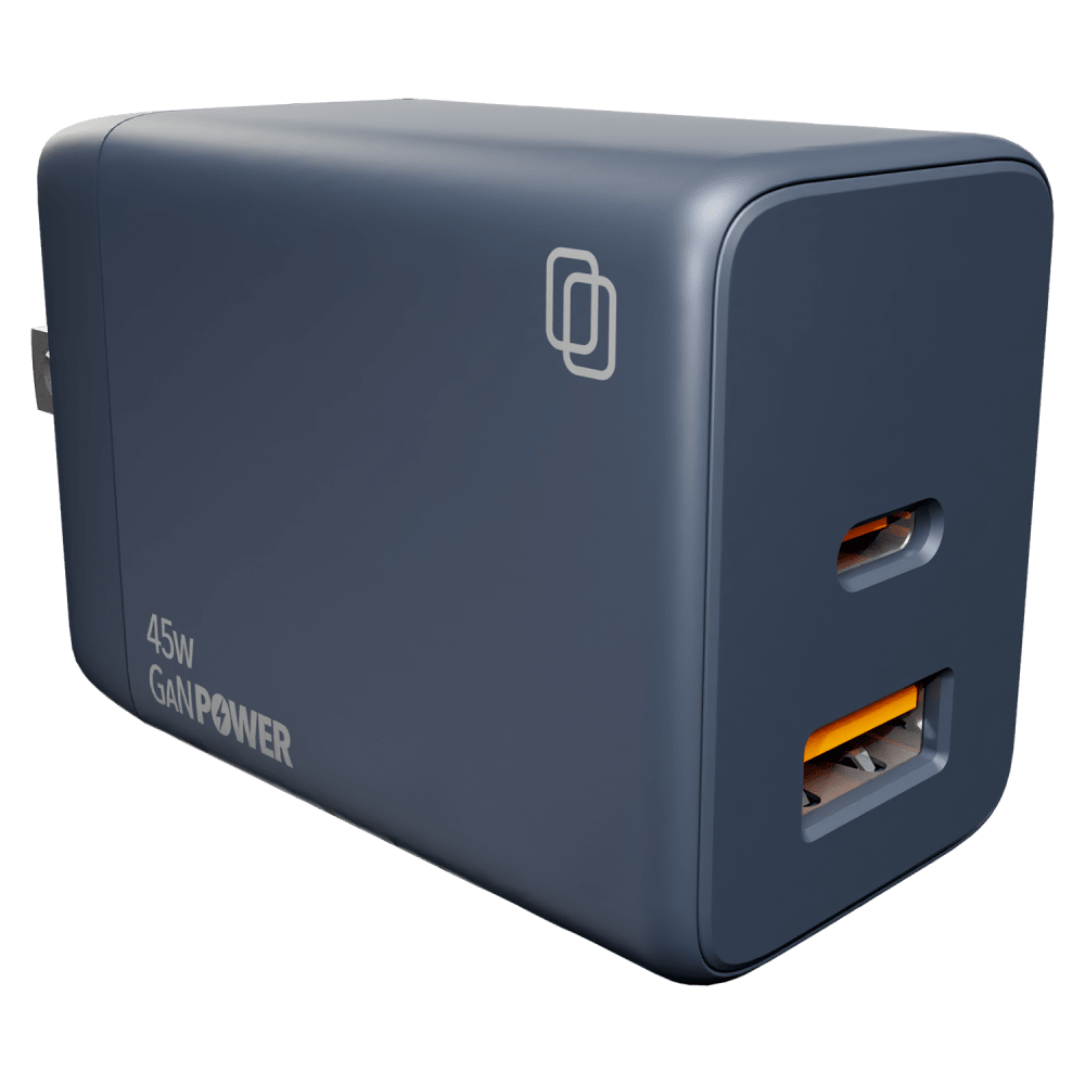 Wholesale cell phone accessory cellhelmet - Dual Port GaN Wall Charger USB Type A / Type C