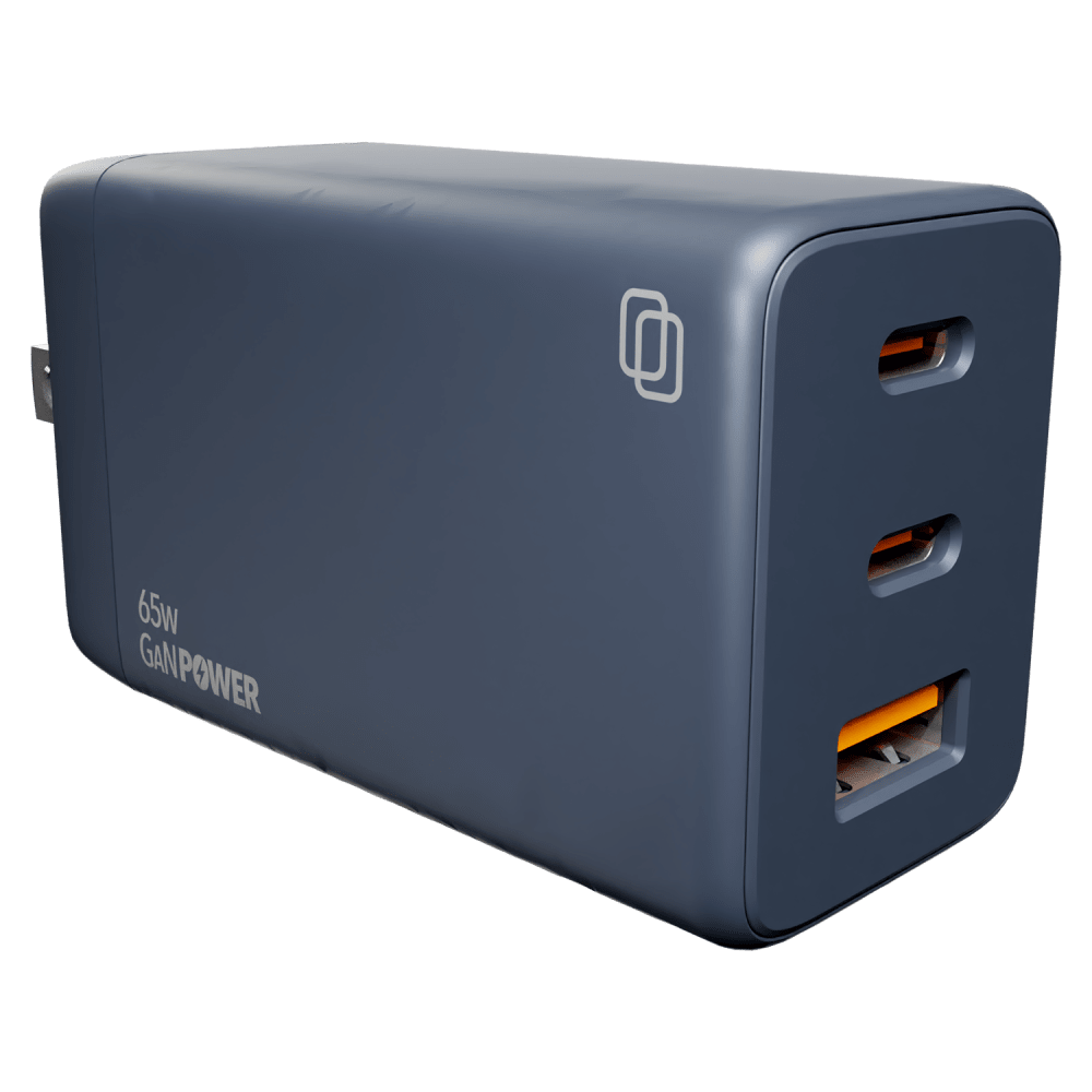 Wholesale cell phone accessory cellhelmet - 3-Port GaN Wall Charger 2 USB Type C  / Type A