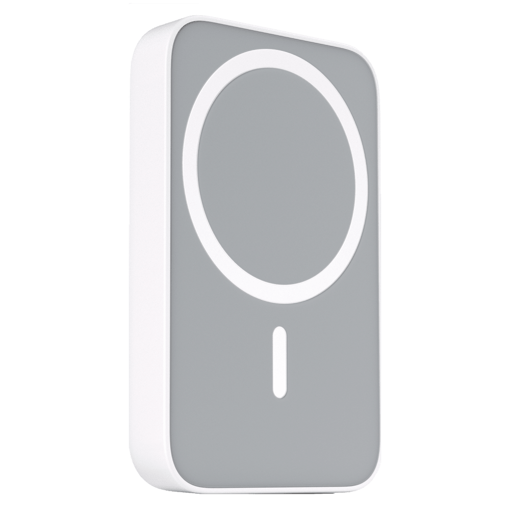 Wholesale cell phone accessory cellhelmet - Magnetic Power Bank 5,000 mAh - White