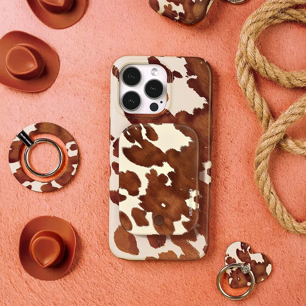 Wholesale cell phone accessory Velvet Caviar - MagSafe Battery Power Pack - Cocoa Cow