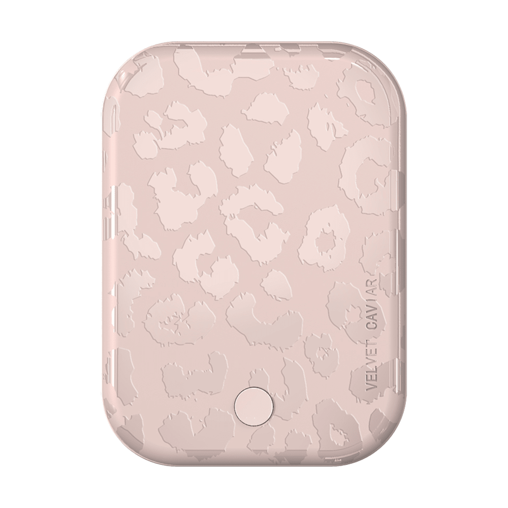 Wholesale cell phone accessory Velvet Caviar - MagSafe Battery Power Pack - Nude Leopard