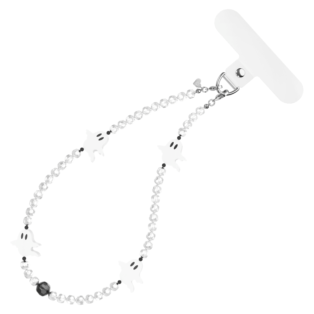 Wholesale cell phone accessory VELVET CAVIAR - Phone Charm Wristlet - Ghosted