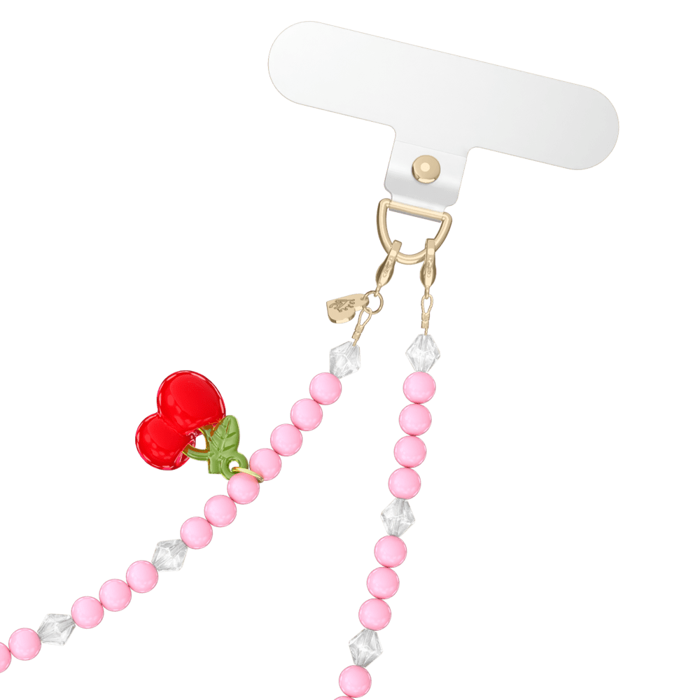 Wholesale cell phone accessory VELVET CAVIAR - Phone Charm - Sweet Cherry