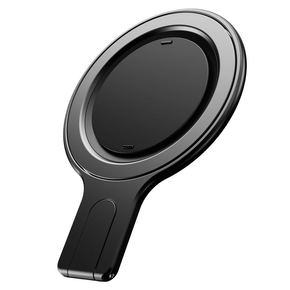 Wholesale cell phone accessory ohsnap! - Snap Grip Stand Magnetic Phone Grip -  Boring Black