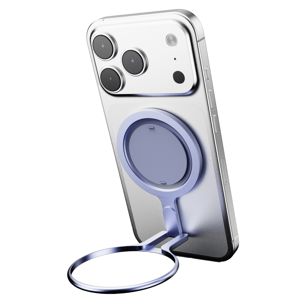 Wholesale cell phone accessory ohsnap! - Snap Grip Stand Magnetic Phone Grip -  Orchid Slap