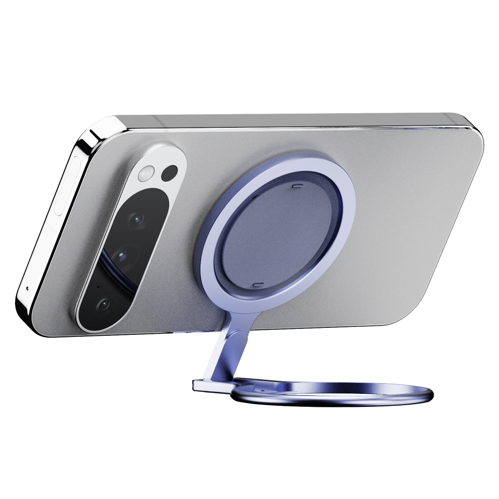 Wholesale cell phone accessory ohsnap! - Snap Grip Stand Magnetic Phone Grip -  Orchid Slap