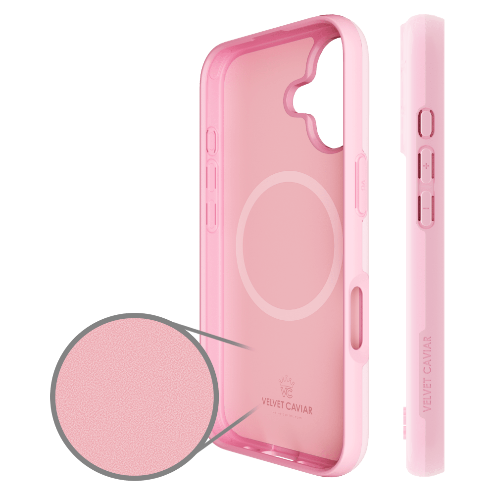 Wholesale cell phone accessory VELVET CAVIAR - MagSafe Case for Apple iPhone 17 - Strawberry