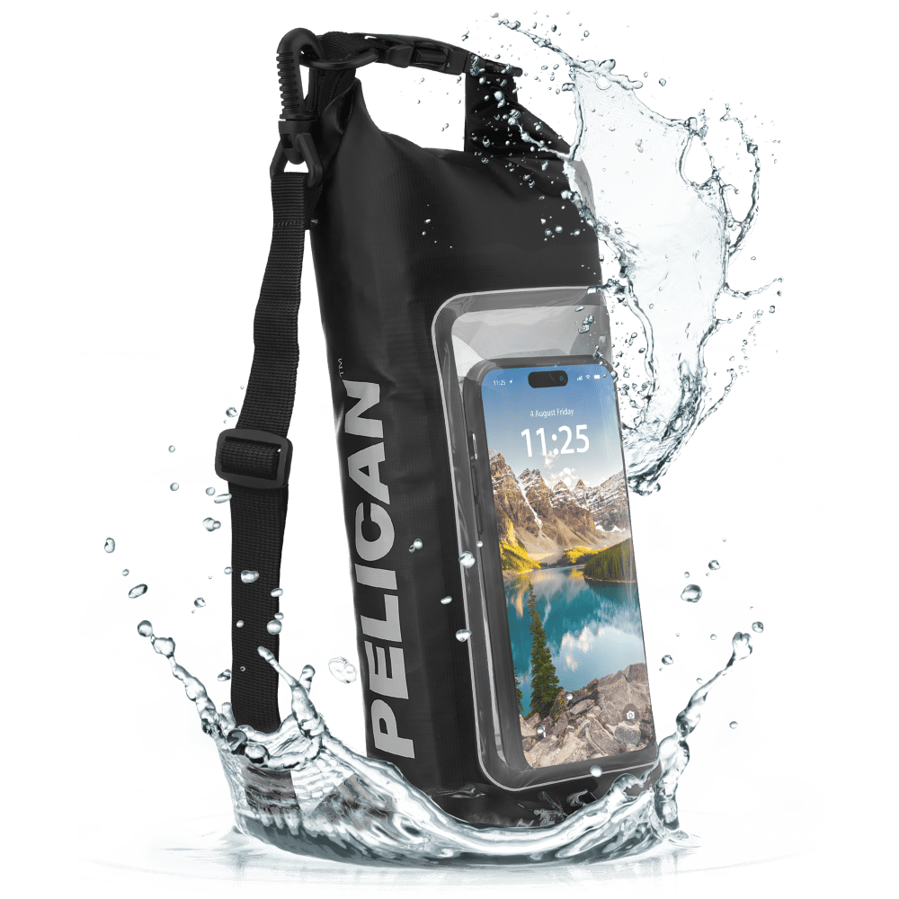 Wholesale cell phone accessory Pelican - Marine 2L Phone Dry Bag - Stealth Black