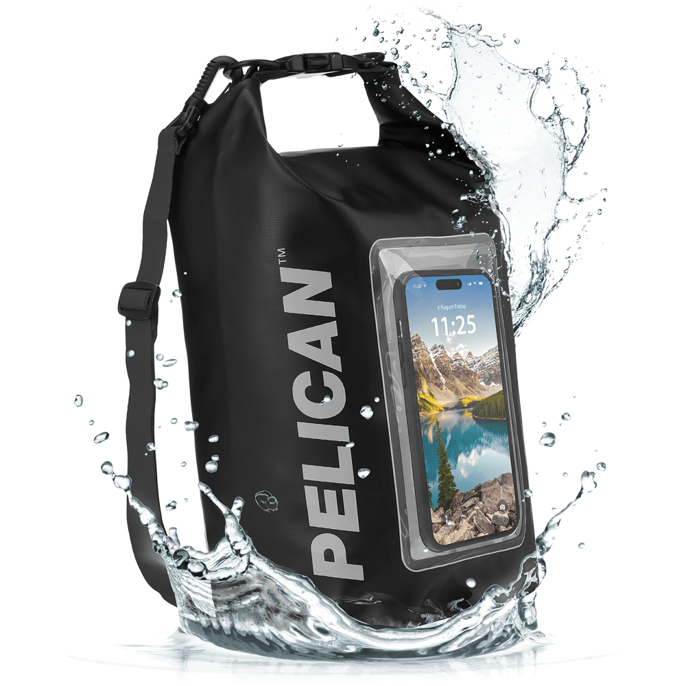 Wholesale cell phone accessory Pelican - Marine 5L Phone Dry Bag - Stealth Black