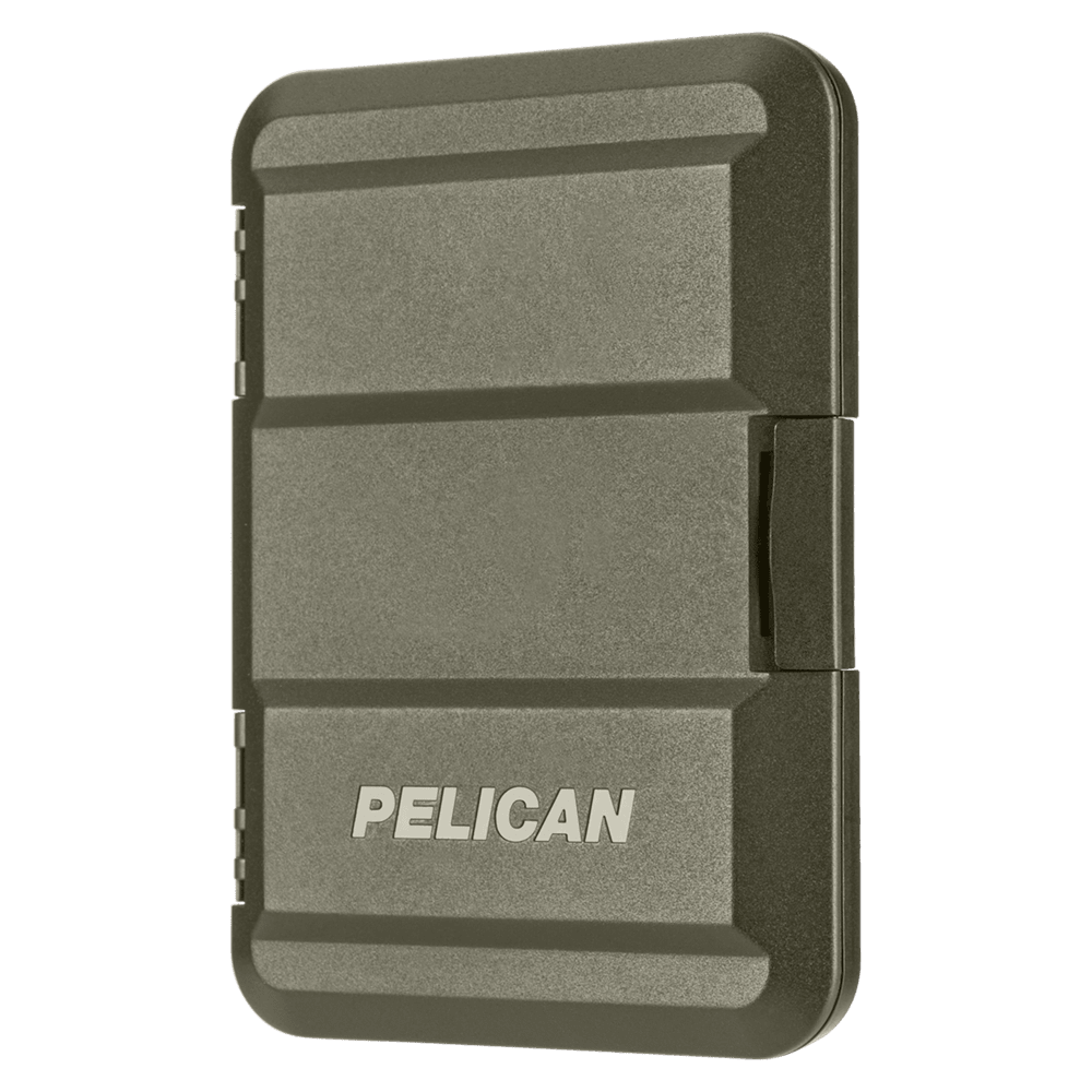 Wholesale cell phone accessory Pelican - MagSafe Protector Magnetic Wallet - OD Green