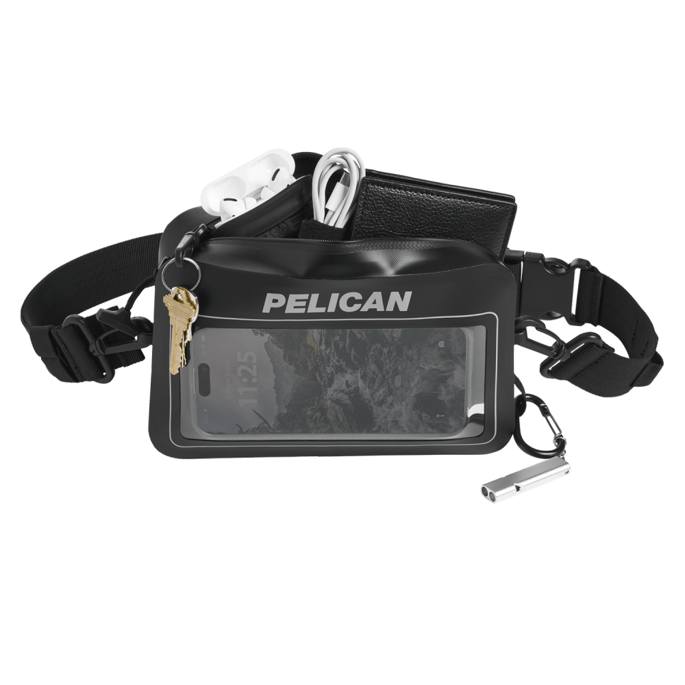 Wholesale cell phone accessory Pelican - Marine Waterproof Phone Sling Bag - Black