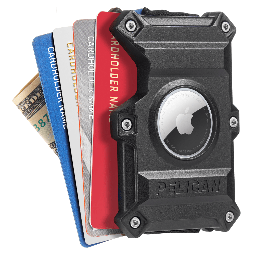 Wholesale cell phone accessory Pelican - AirTag Tracker Wallet - Black