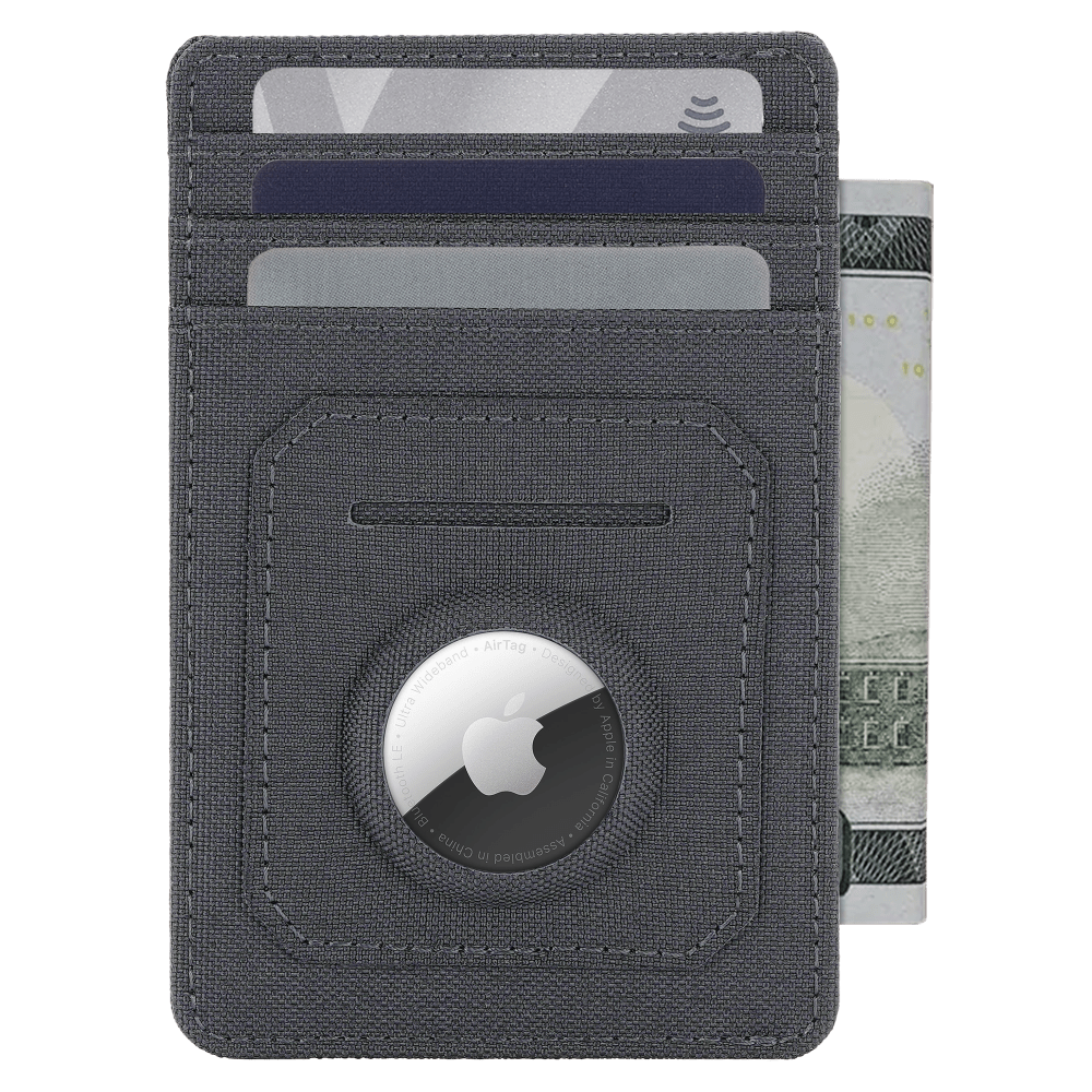 Wholesale cell phone accessory Pelican - Aegis AirTag RFID Wallet - Charcoal