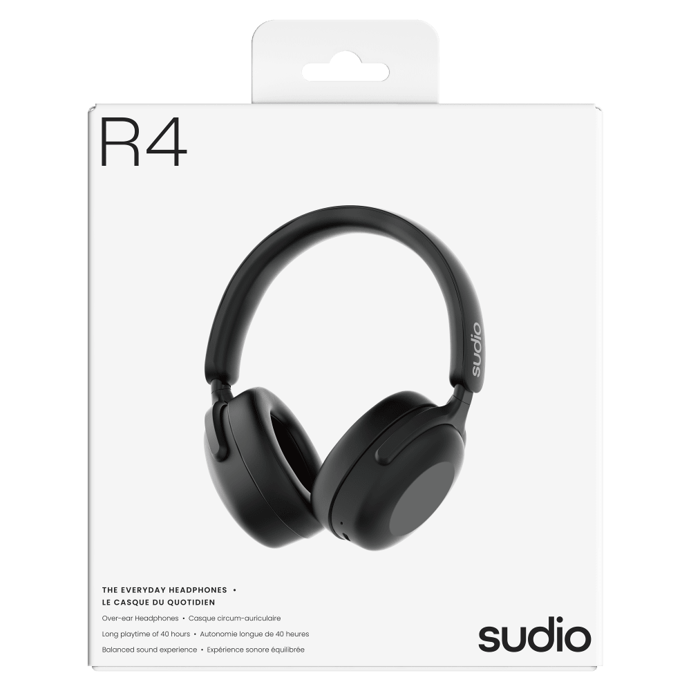 Wholesale cell phone accessory Sudio - R4 True Wireless Bluetooth Headphones - Black