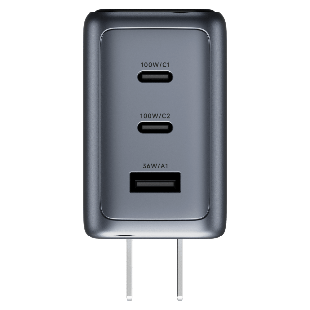 Wholesale cell phone accessory ReelCharge - 100W Compact USB A and USB C Wall Charger with