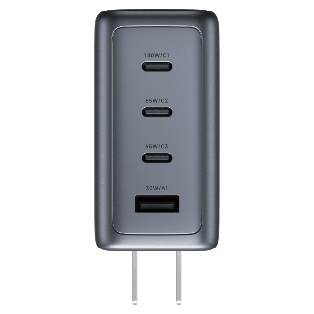 Wholesale cell phone accessory ReelCharge - 140W Compact USB A and USB C Wall Charger with