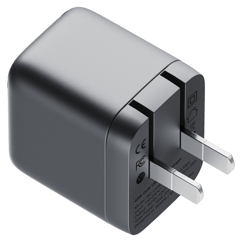 Wholesale cell phone accessory ReelCharge - 45W Ultra-Compact USB C Wall Charger with Smart