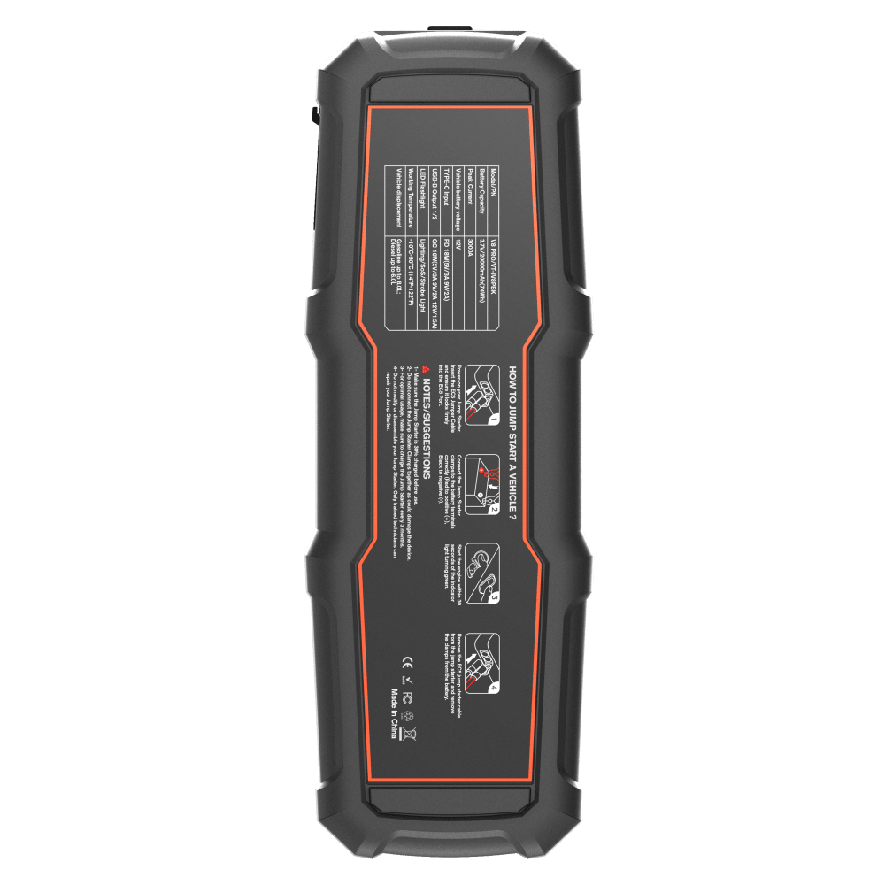 Wholesale cell phone accessory Veratek - V10 Pro Vehicle Jump Starter 24,000 mAh - Grey  /