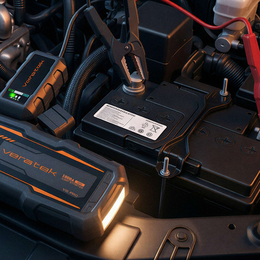 Wholesale cell phone accessory Veratek - 1,000A (Peak) Lithium Ion Vehicle Jump Starter includes