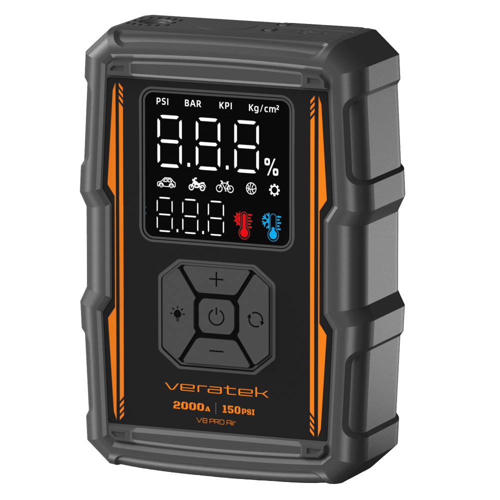 Wholesale cell phone accessory Veratek - V8 Pro Air Vehicle Jump Starter and Air Compressor