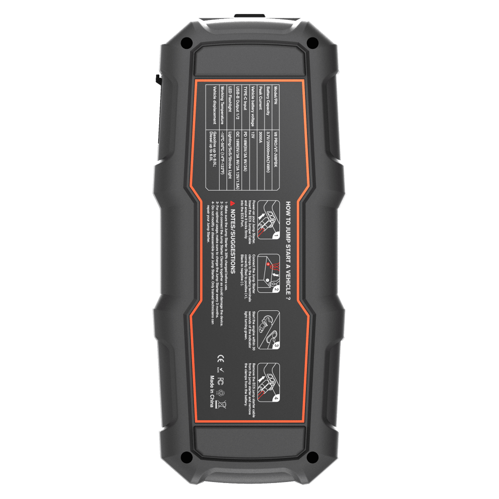 Wholesale cell phone accessory Veratek - 3,000A (Peak) Lithium Ion Vehicle Jump Starter includes
